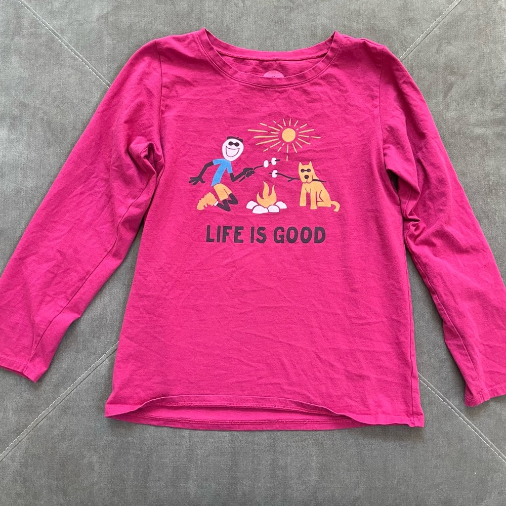 Life Is Good Kids'  Long Sleeve Tee